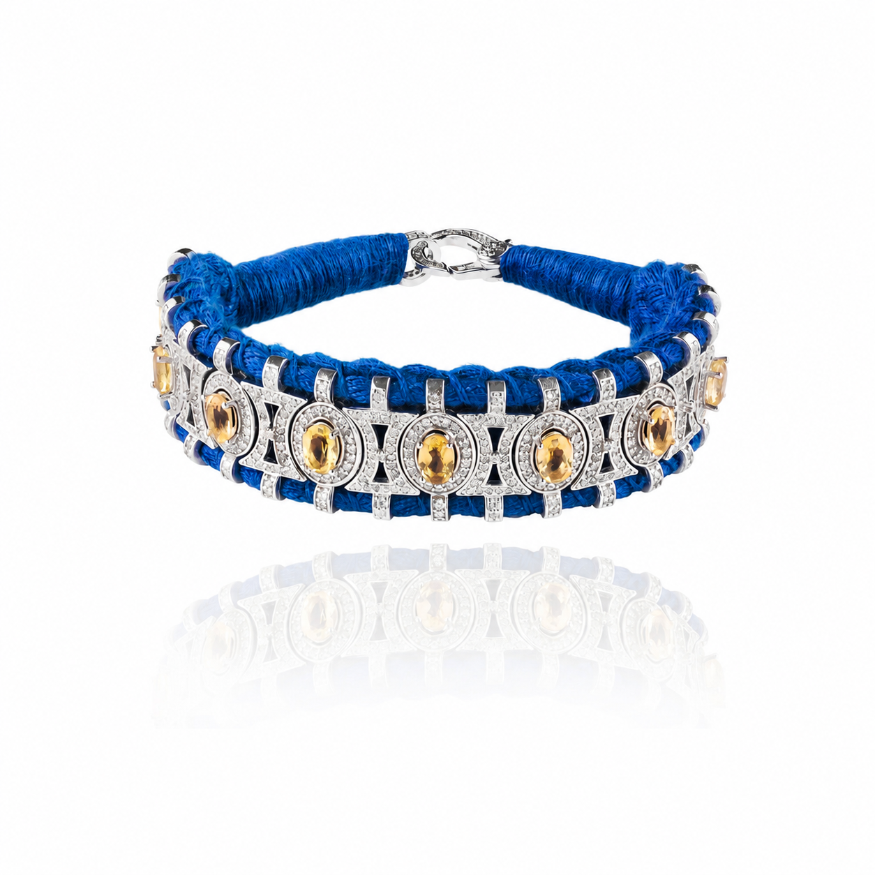 Sao Paulo roy and Citrines bracelet 