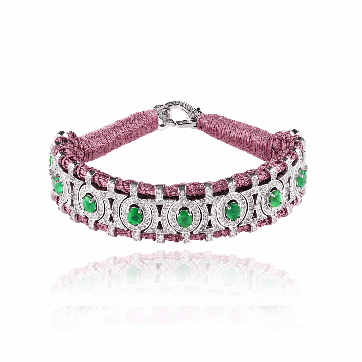 Sao Paulo Baby and Emeralds bracelet 