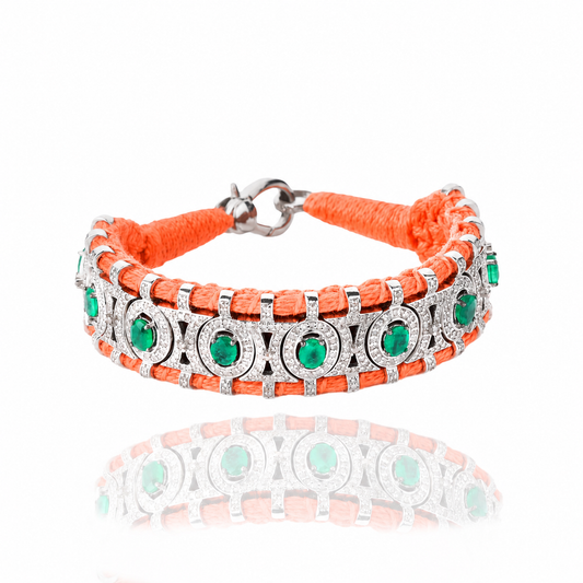 Bracelet Sao Paulo Neon Flash - Émeraudes