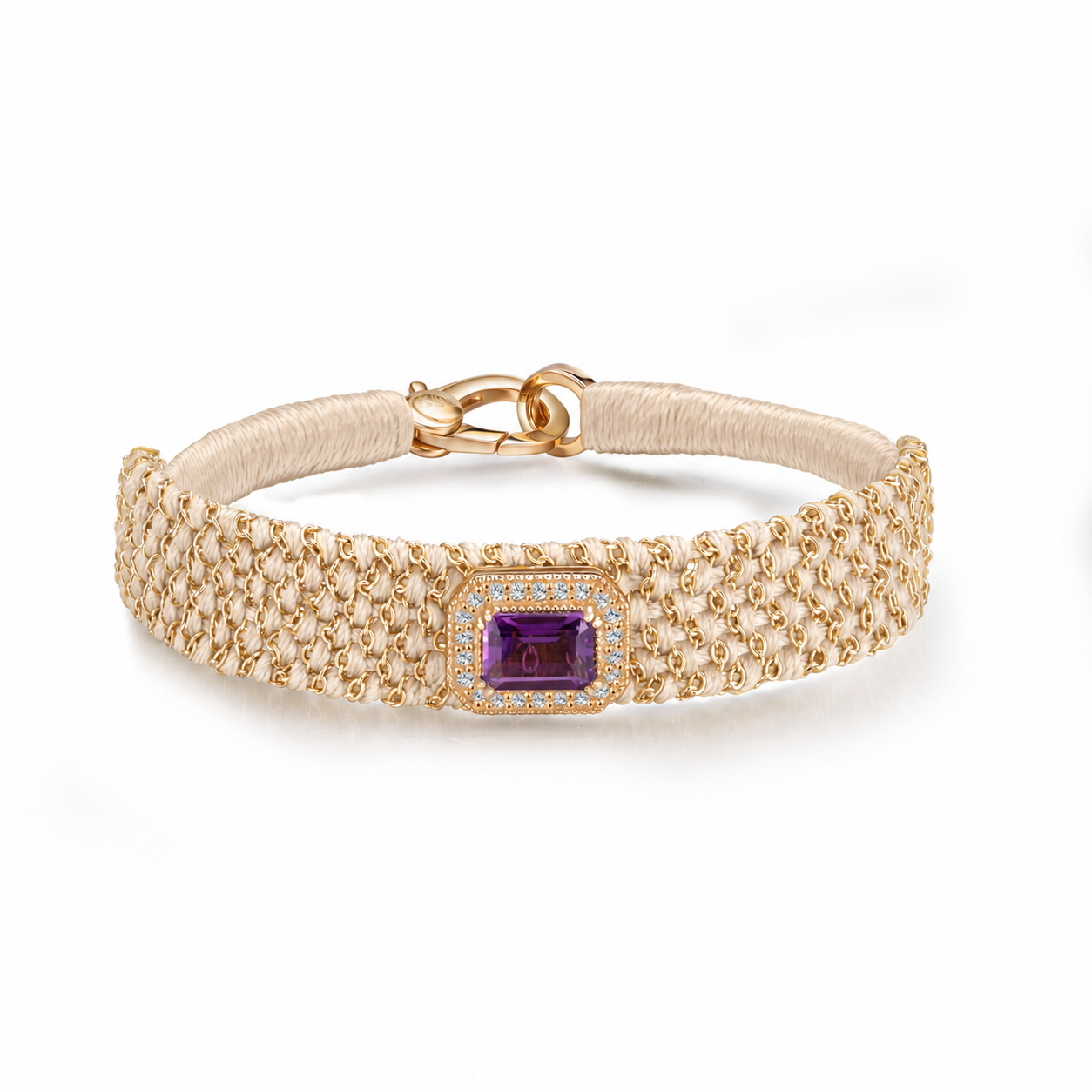 Vanilla Vicky bracelet - Amethyst