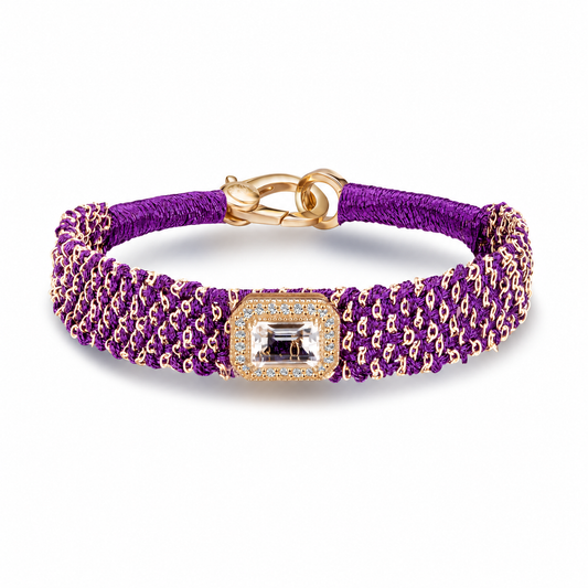 bracelet vicky iris - citrine de madère