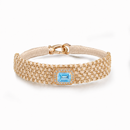 bracelet vicky vanilla - topaze