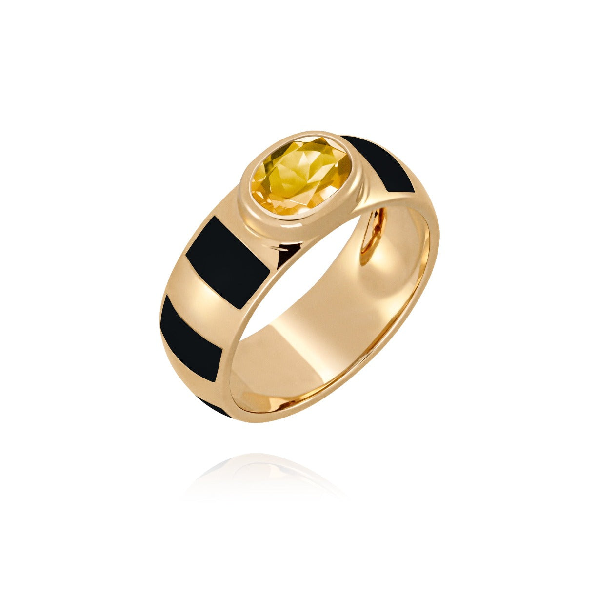 Delphine Black ring 