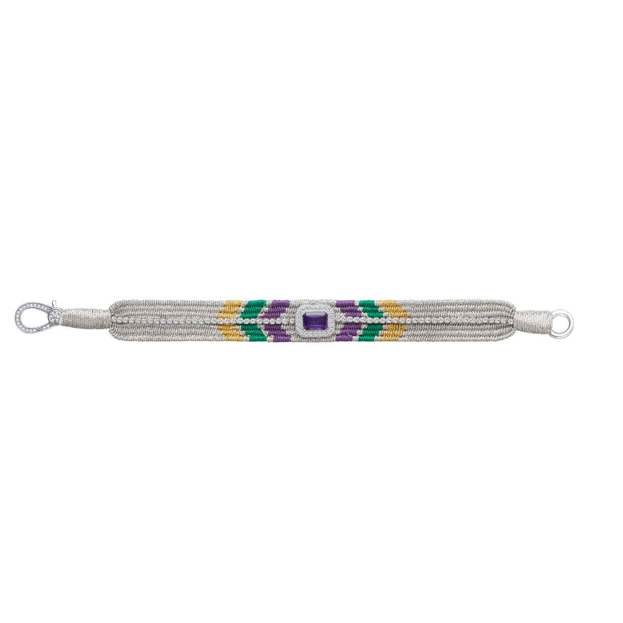 Farrow Silver Bracelet - Amethyst