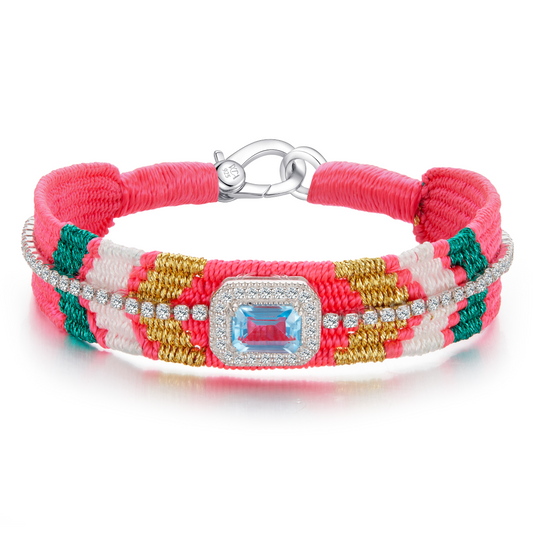 Farrow Neon Pink bracelet - Topaz