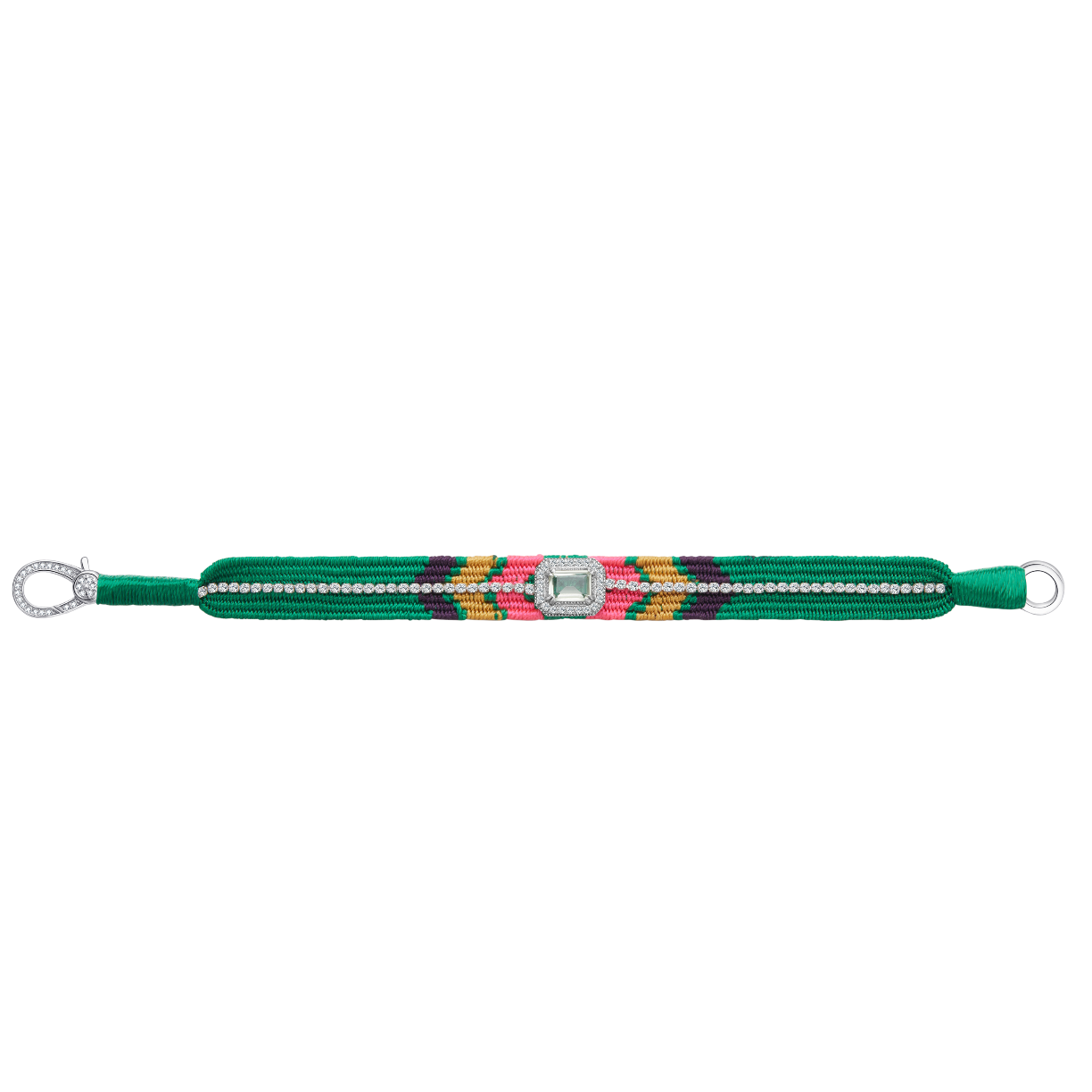 Bracelet Farrow Vert- Cristal