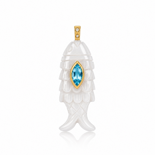Pendentif Poisson Agate