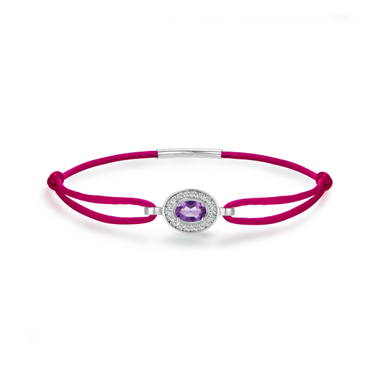 Fuchsia forever bracelet - amethyst
