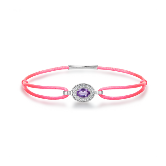 neon-barbie forever bracelet - amethyst