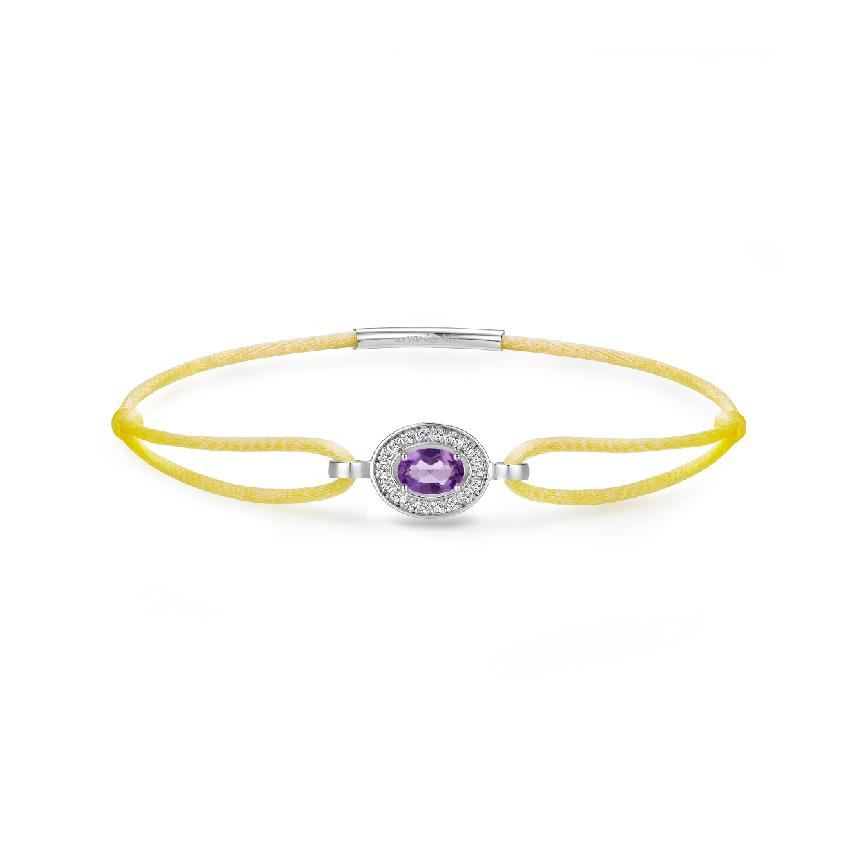 Straw forever bracelet - amethyst