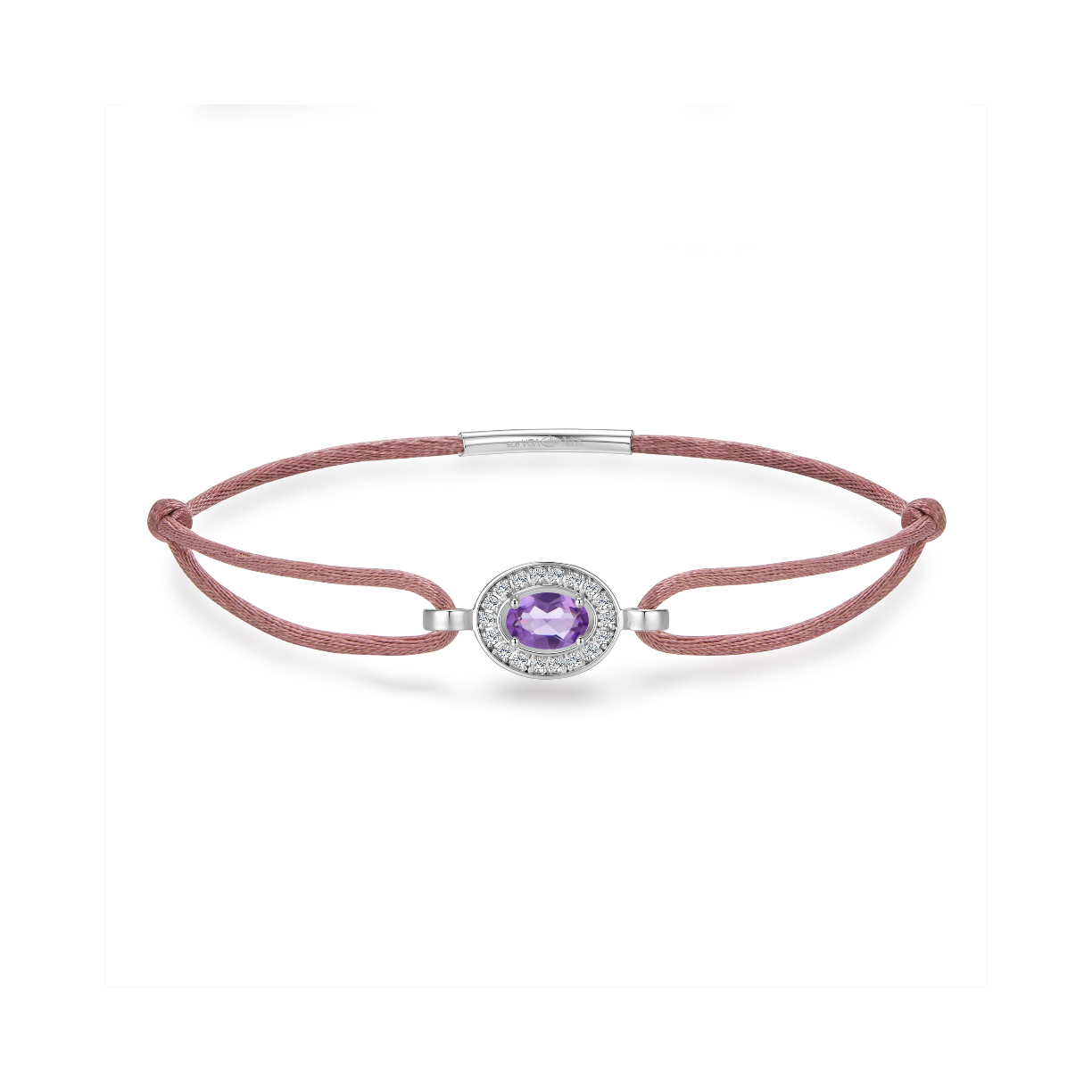 Petal forever bracelet - amethyst
