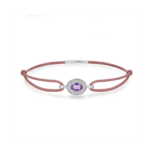 Petal forever bracelet - amethyst