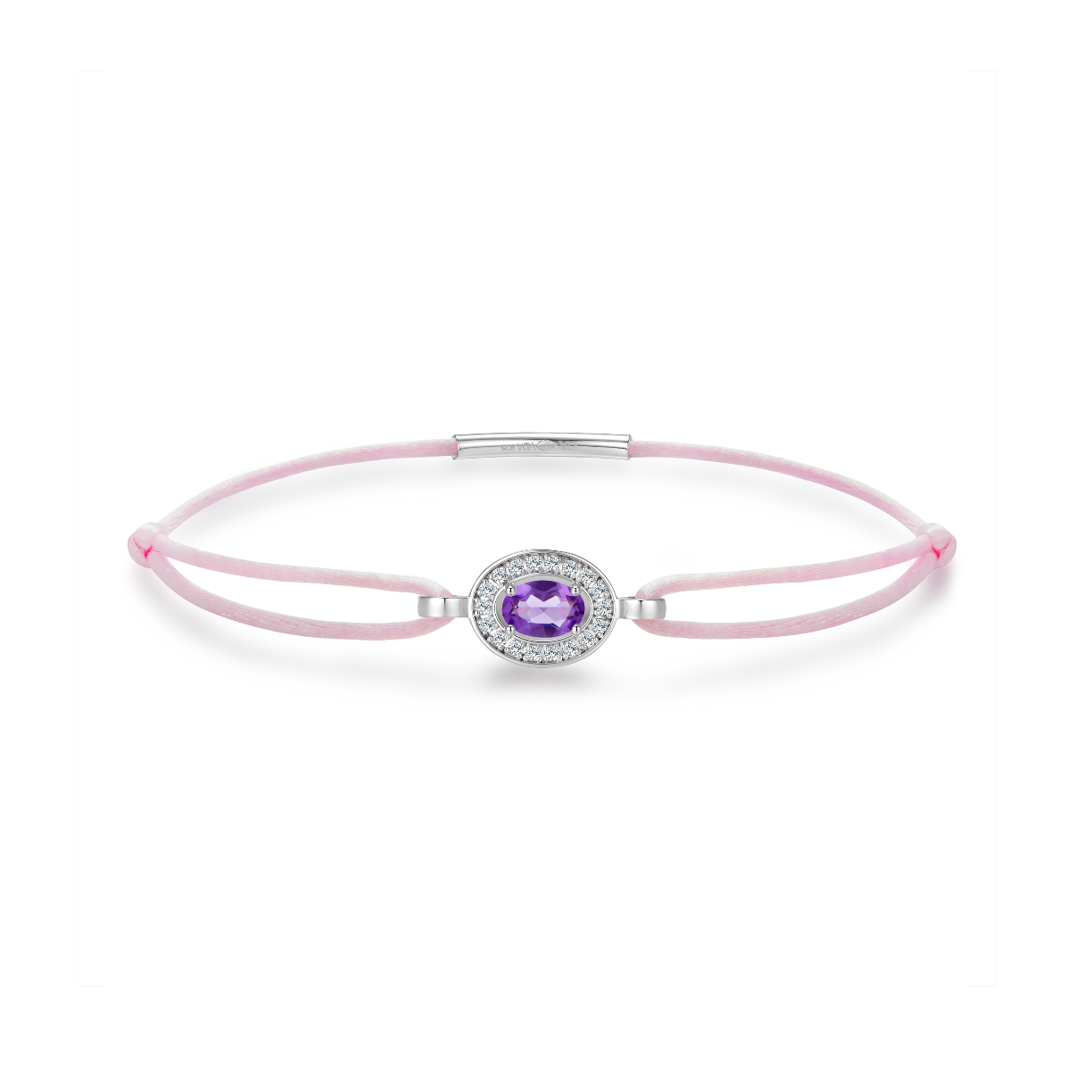 Pink forever bracelet - amethyst