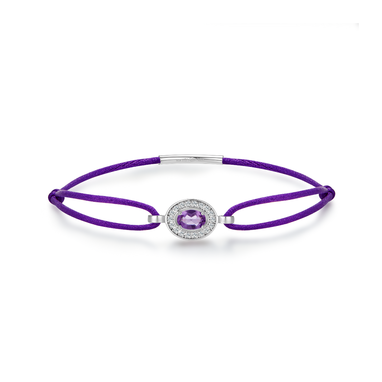 Purple forever bracelet - amethyst