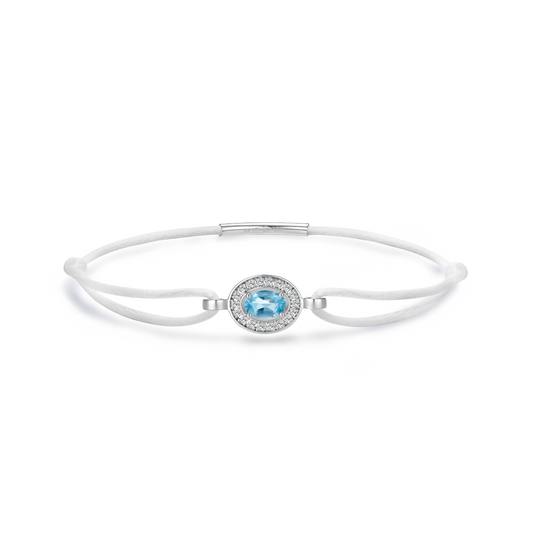 White forever bracelet - Topaz