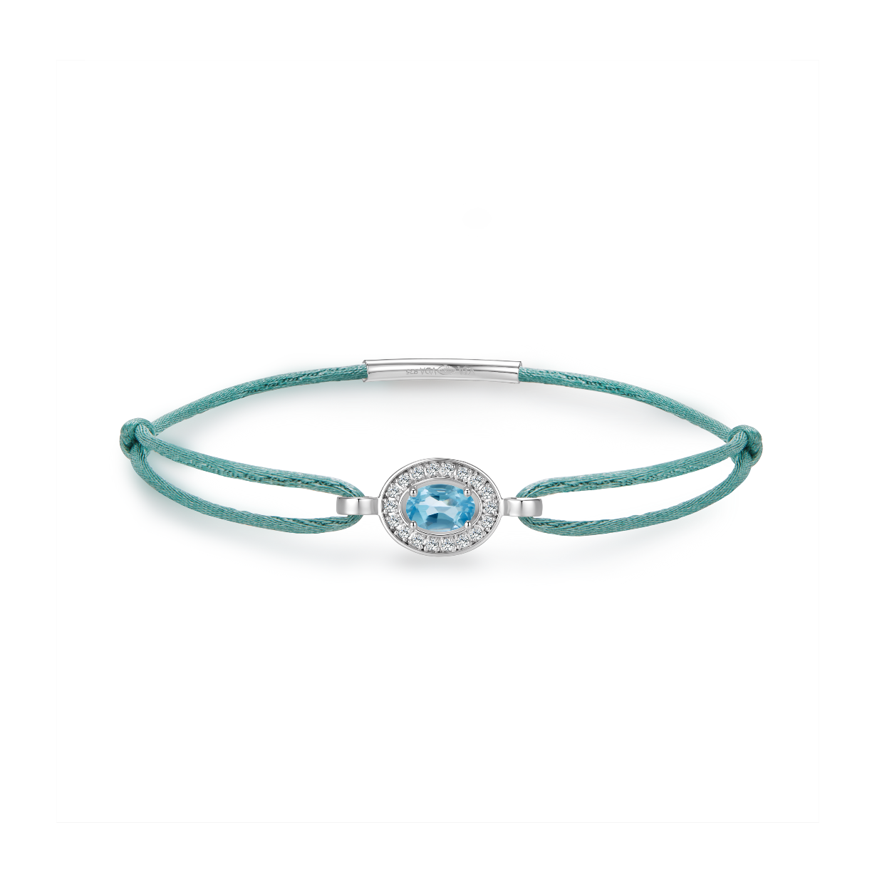 Celadon forever bracelet - Topaz