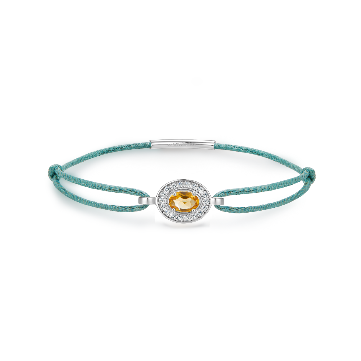 céladon forever bracelet - citrine