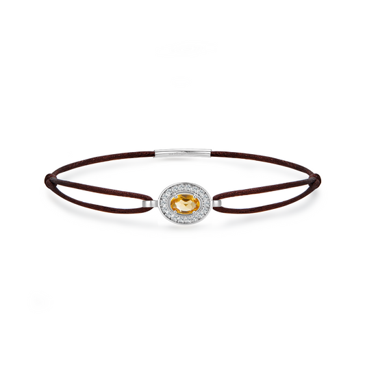 choco forever bracelet - citrine