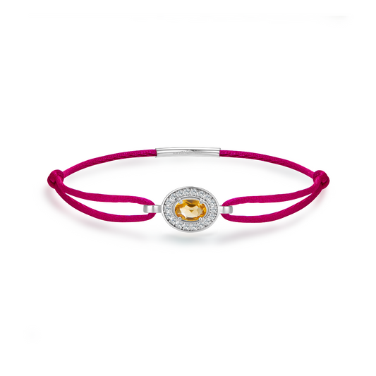 fuchsia forever bracelet - citrine