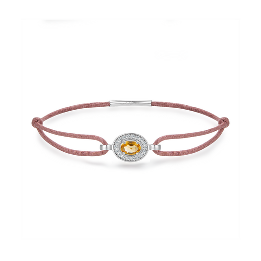 petal forever bracelet - citrine