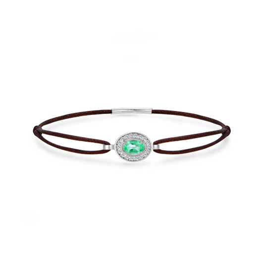 choco forever bracelet - emerald