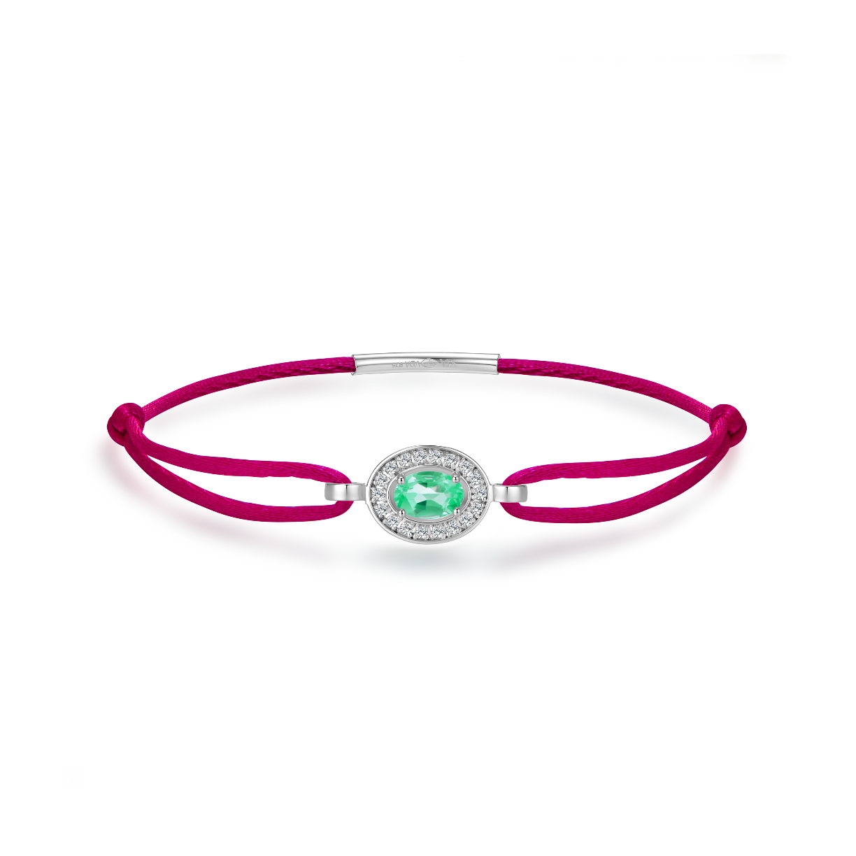 fuchsia forever bracelet - emerald