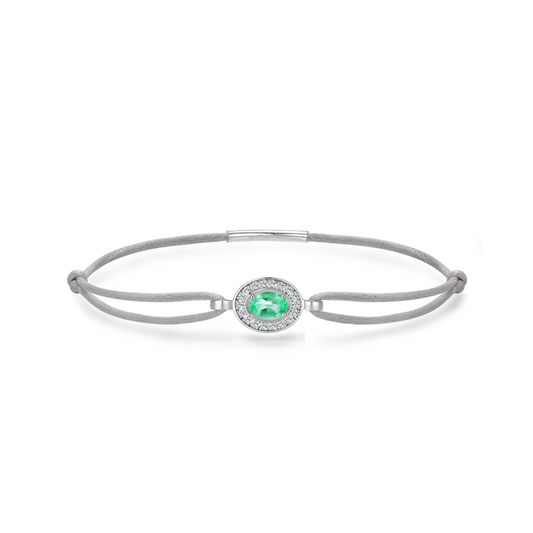 pearl forever bracelet - emerald
