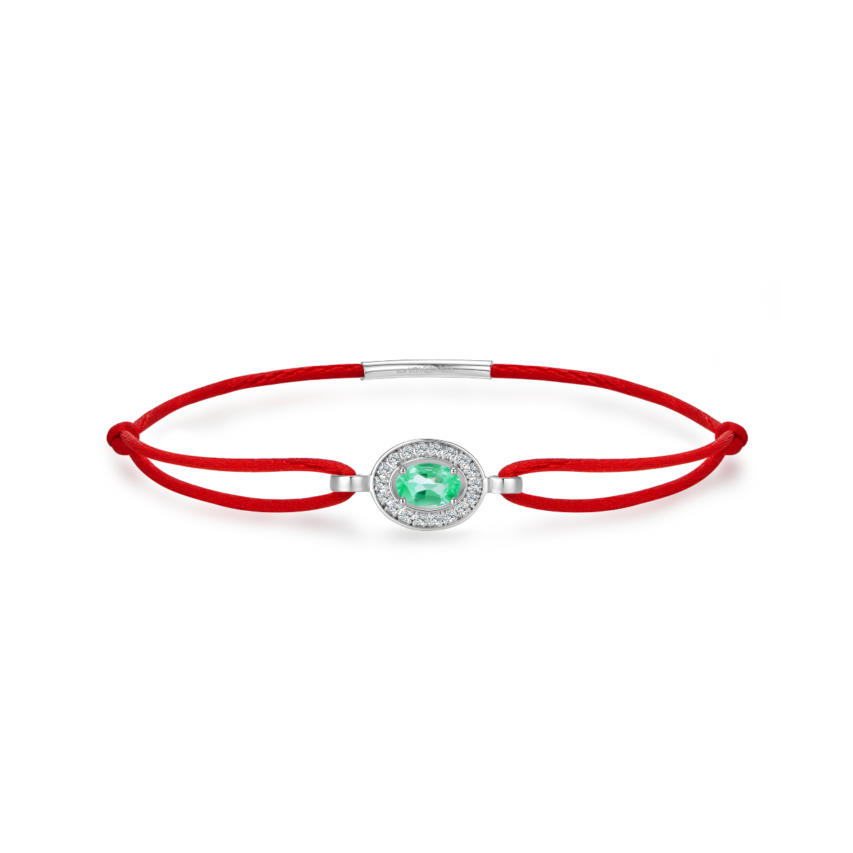 red forever bracelet - emerald