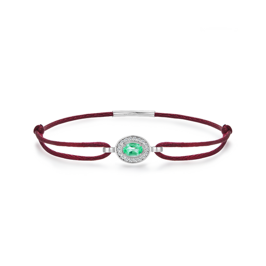 wine forever bracelet - emerald