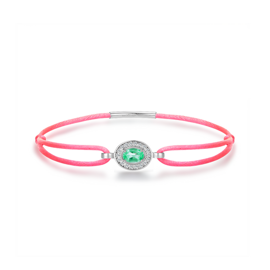 neon barbie  forever bracelet - emerald