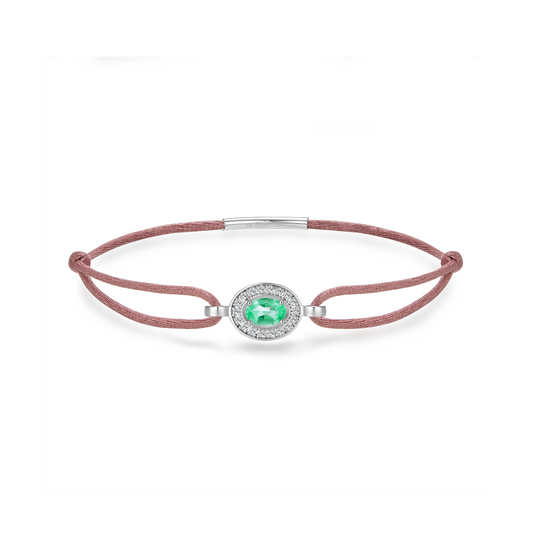 petal forever bracelet - emerald