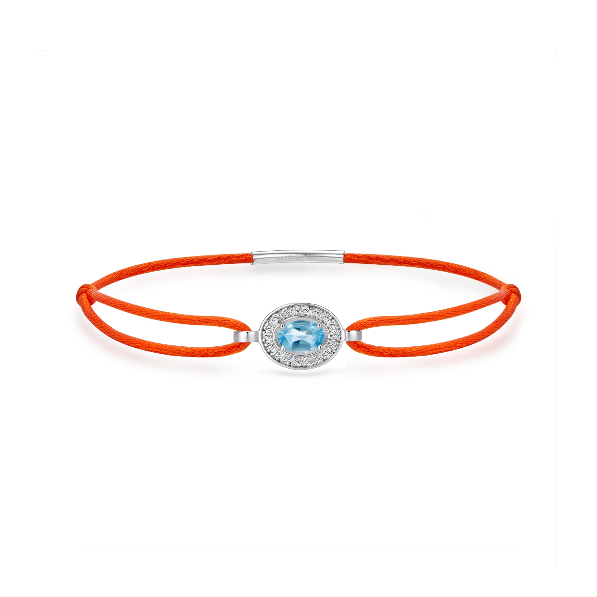 bracelet forever orange fluo - topaze