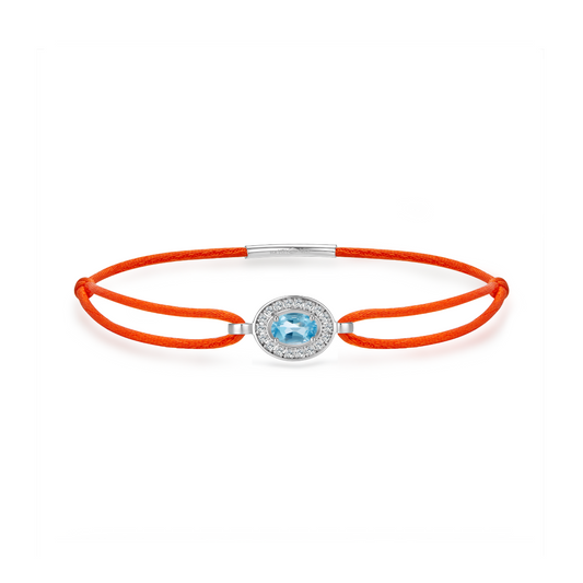 orange forever bracelet - Topaz