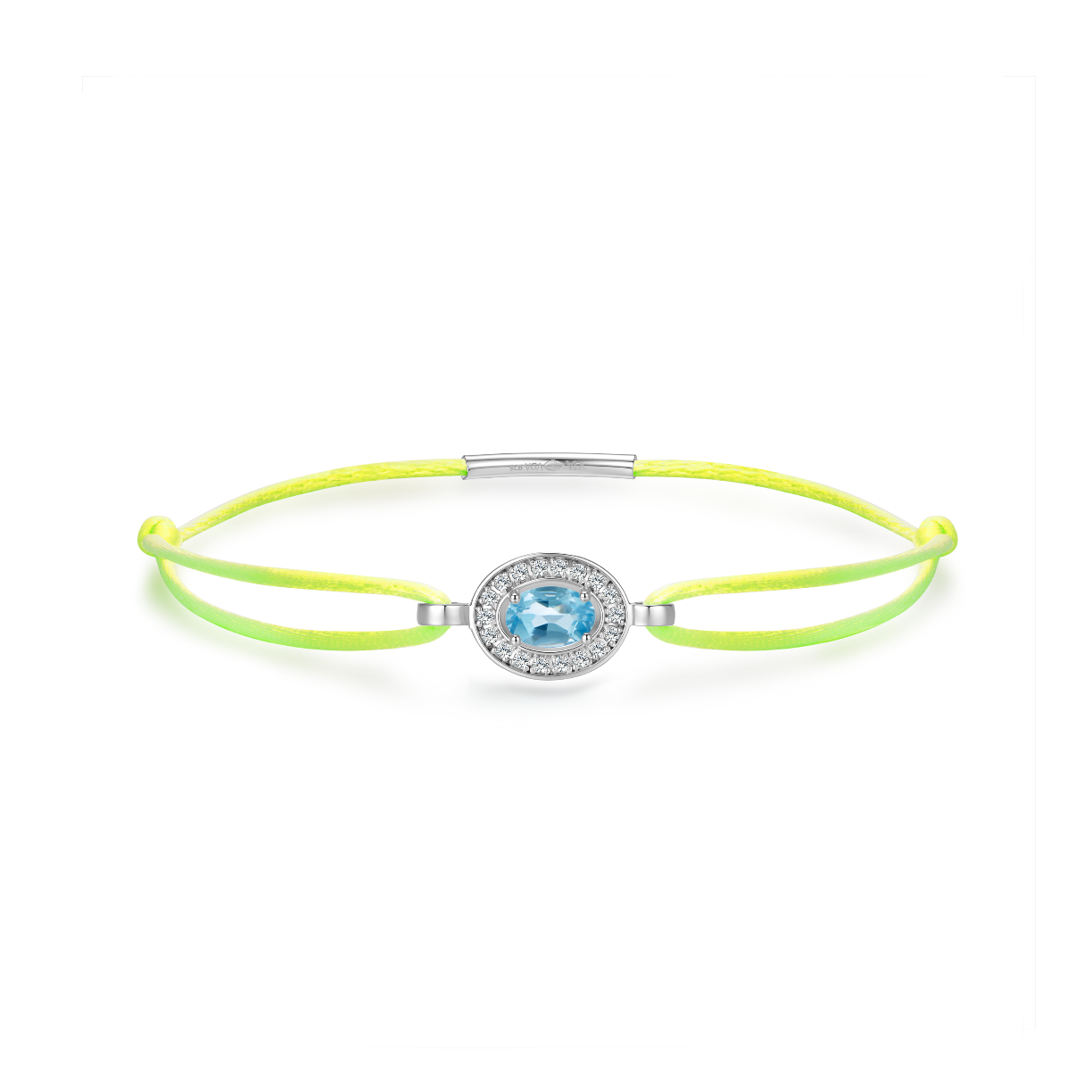Neon yellow forever bracelet - Topaz