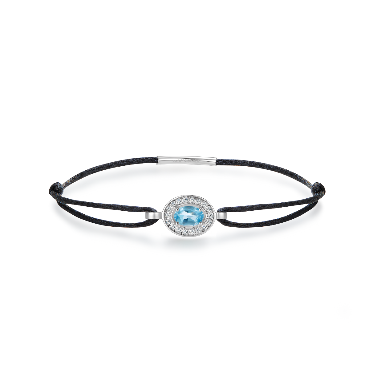 Black forever bracelet - Topaz