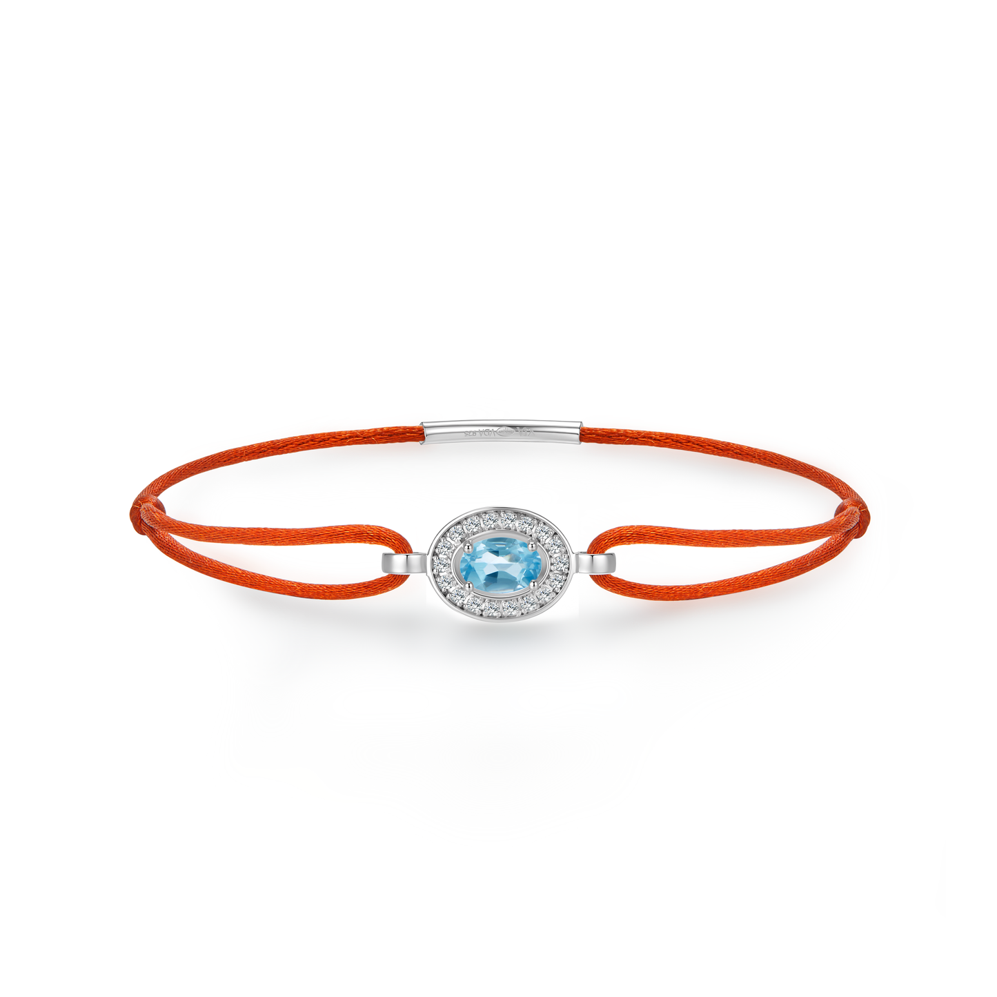 bracelet forever orange - topaze