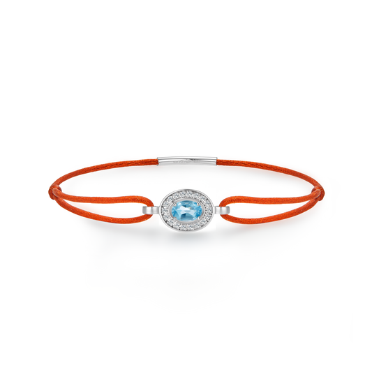 Orange forever bracelet - Topaz