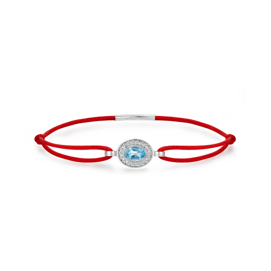 Red forever bracelet - Topaz