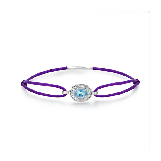 Purple forever bracelet - Topaz