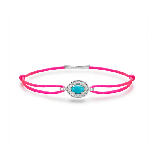 neon-pink forever bracelet - Turquoise