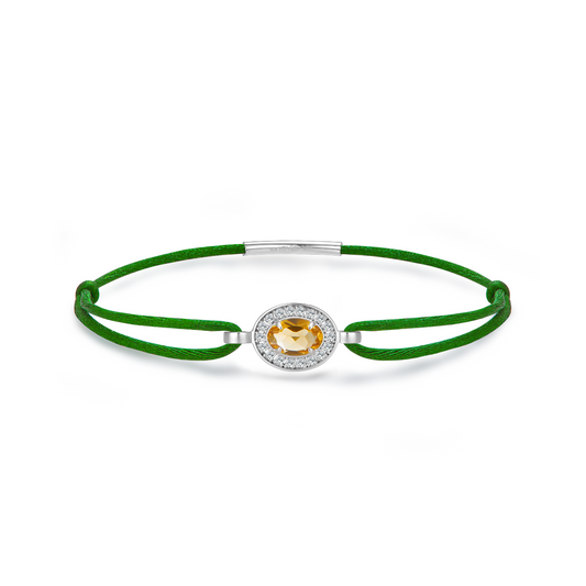 bracelet forever vert - citrine