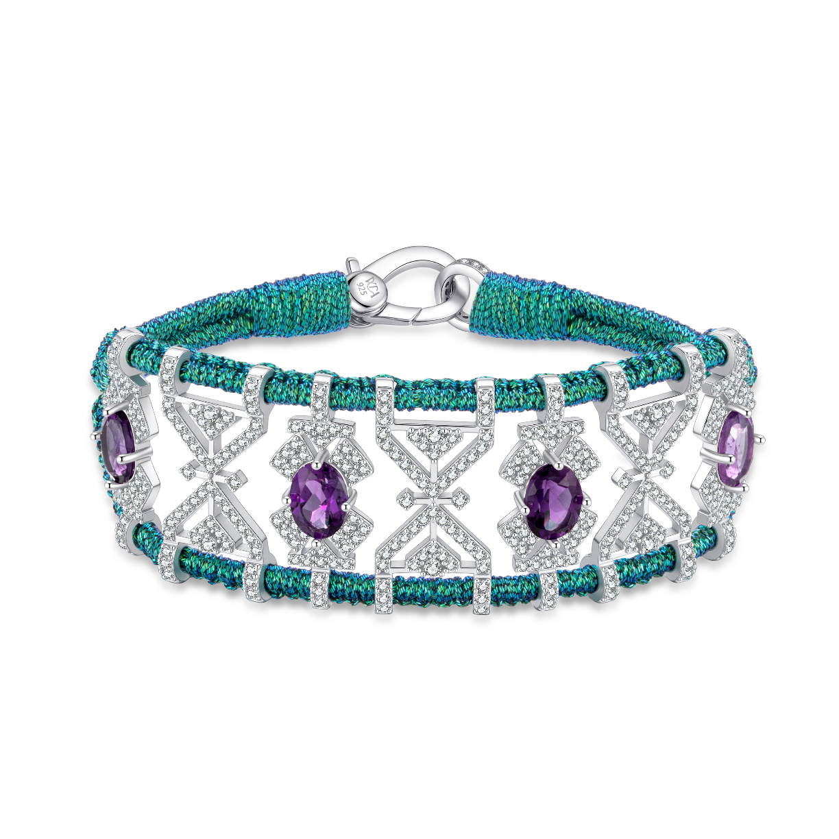 Bracelet Fortalezza Fly - Amethysts