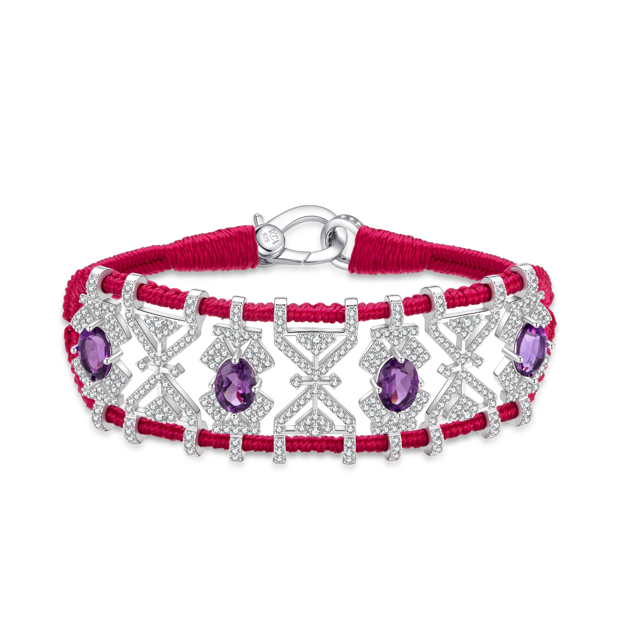 Bracelet Fortalezza Rani - Amethysts