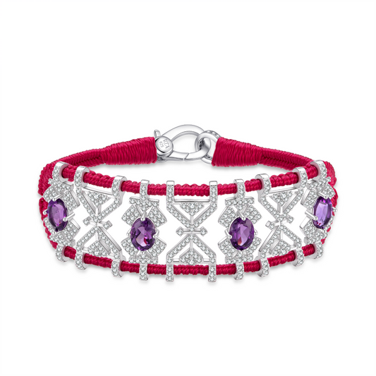 Bracelet Fortalezza Rani - Amethysts