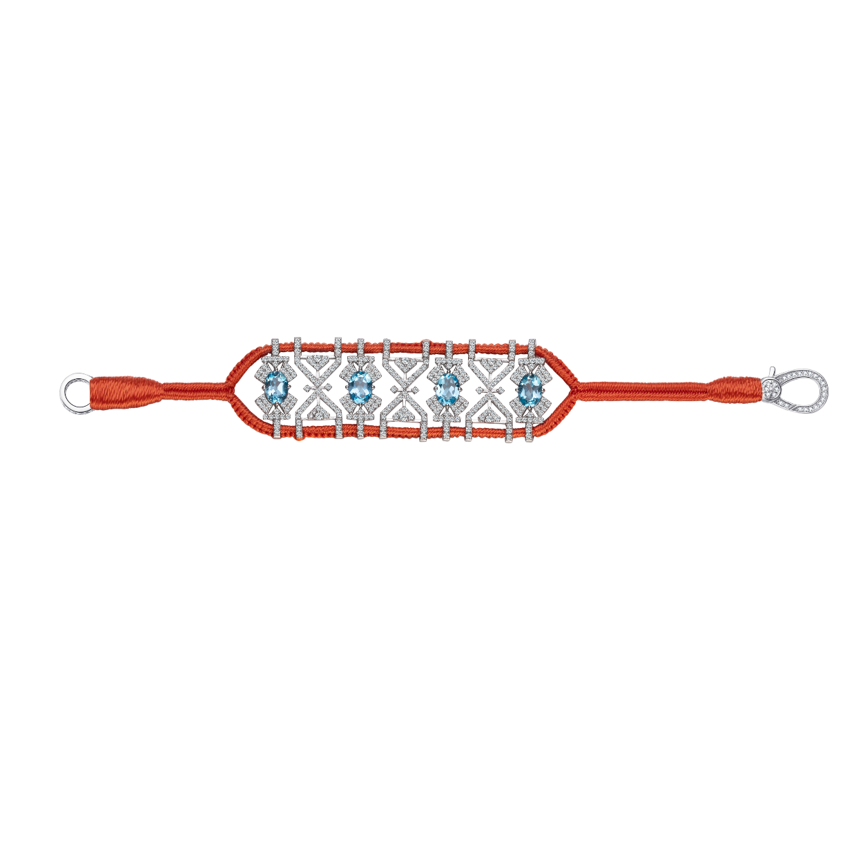 Bracelet Fortalezza orange - Topazes