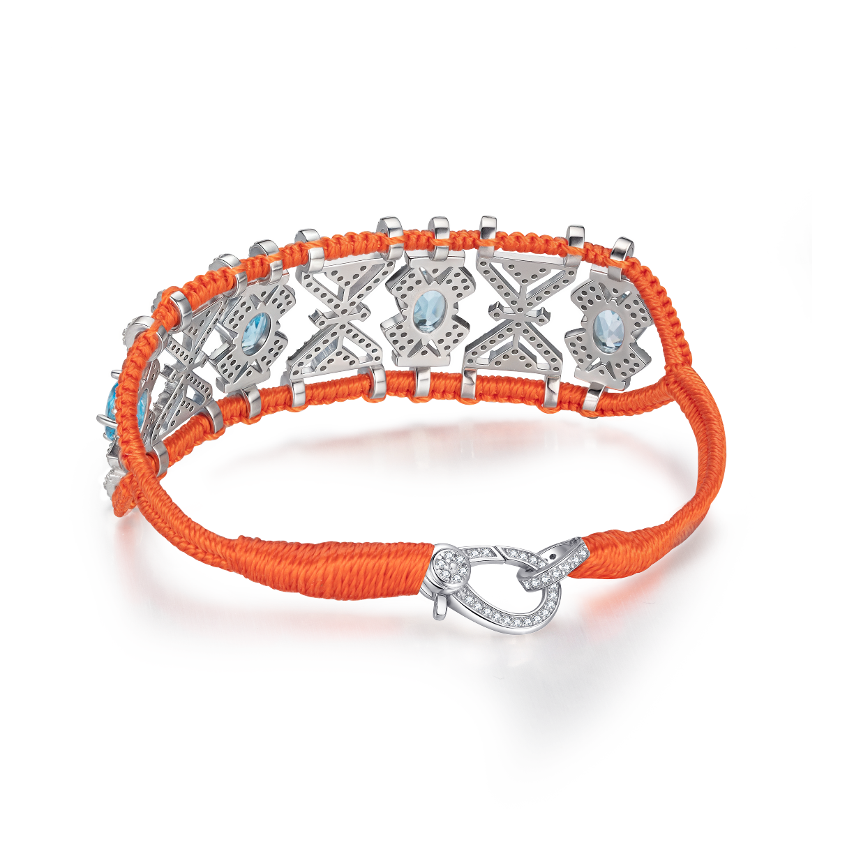 Bracelet Fortalezza orange - Topazes