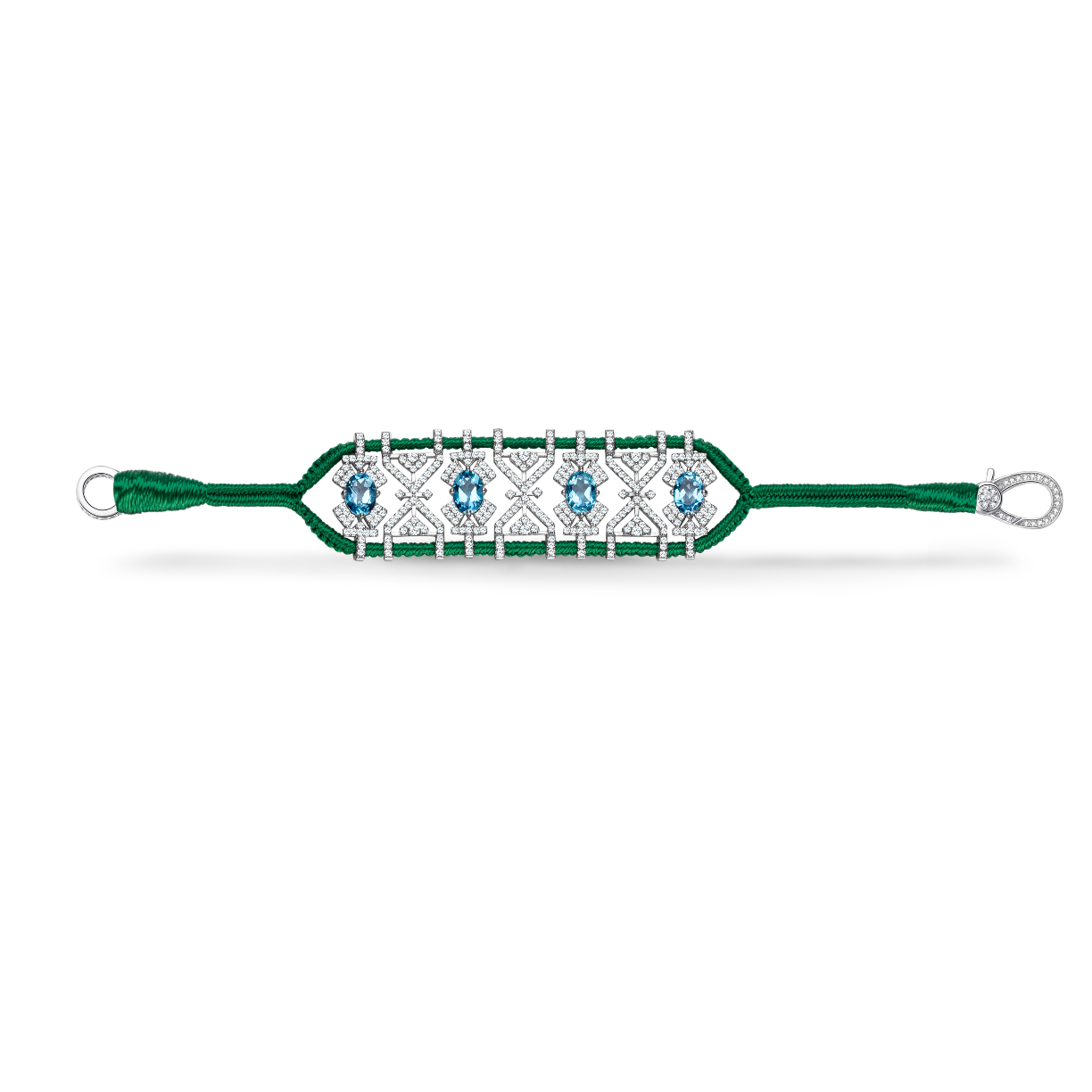 Bracelet Fortalezza green - Topazes