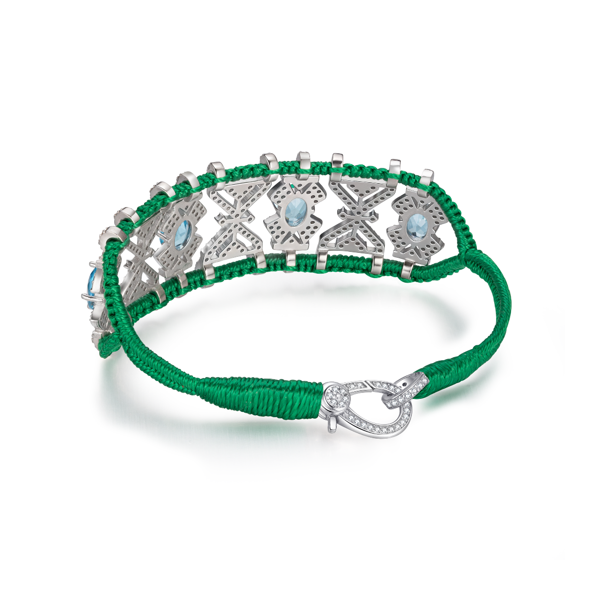 Bracelet Fortalezza green - Topazes