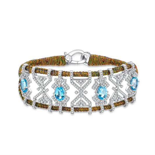 Bracelet Fortalezza yellow shanti - Topazes