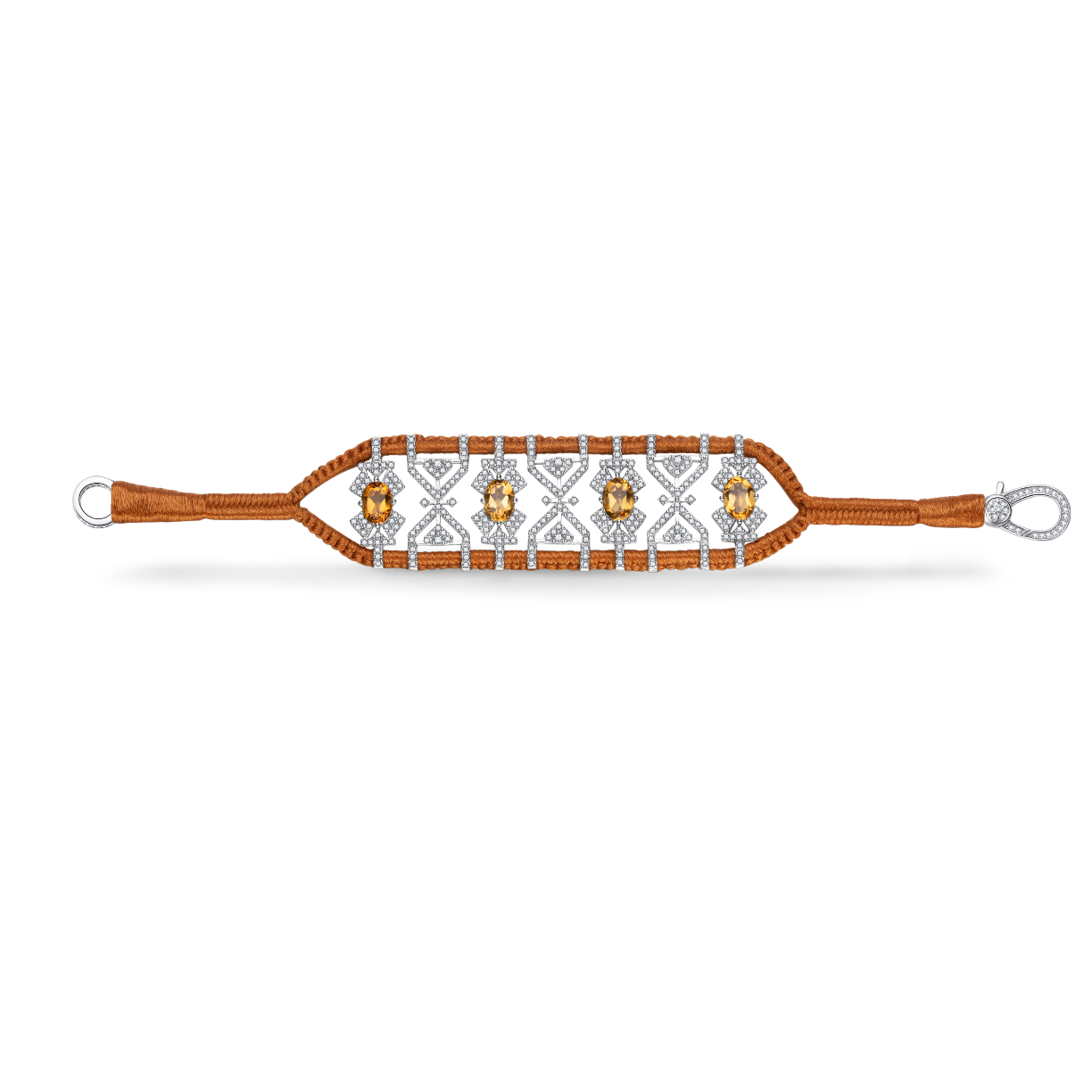 Bracelet Fortalezza Camel - Citrines